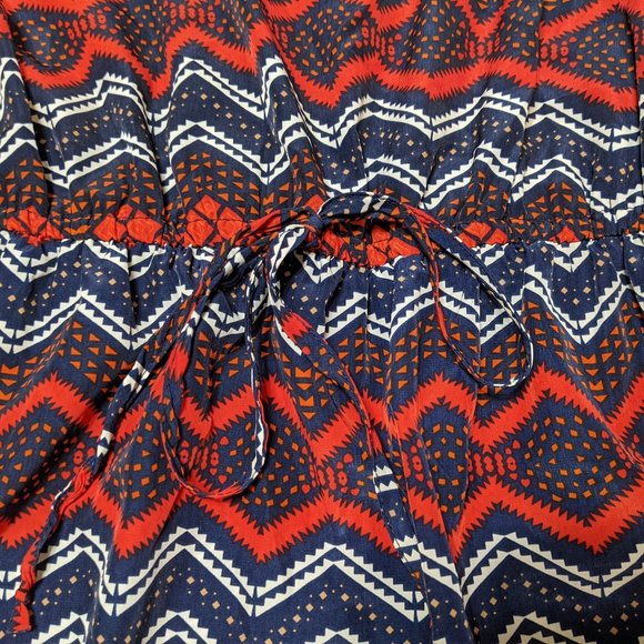 BeBop Geometric Design Dress with Sexy Back Cut-Out & 3/4 Sleeves size L - Picture 5 of 16